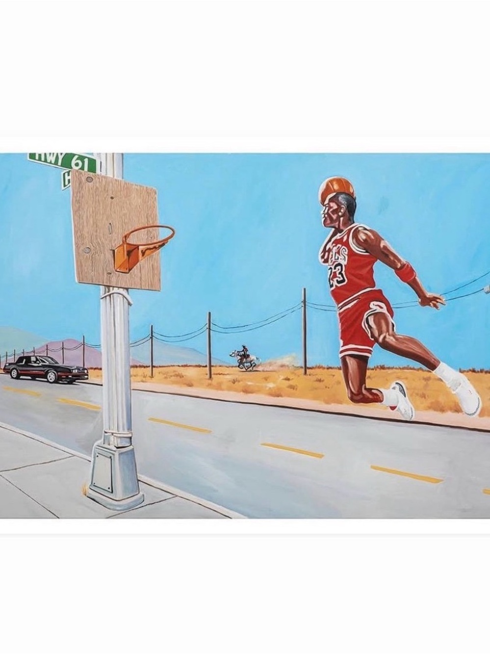 Original Matt McCormick Print 1/500 - “Take My Rider By My Side” Michael Jordan